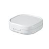 Portable Orthodontic Retainer Case with Mirror Multi-Functional Denture Storage Box Trendy Oral Care Gadget for Adults