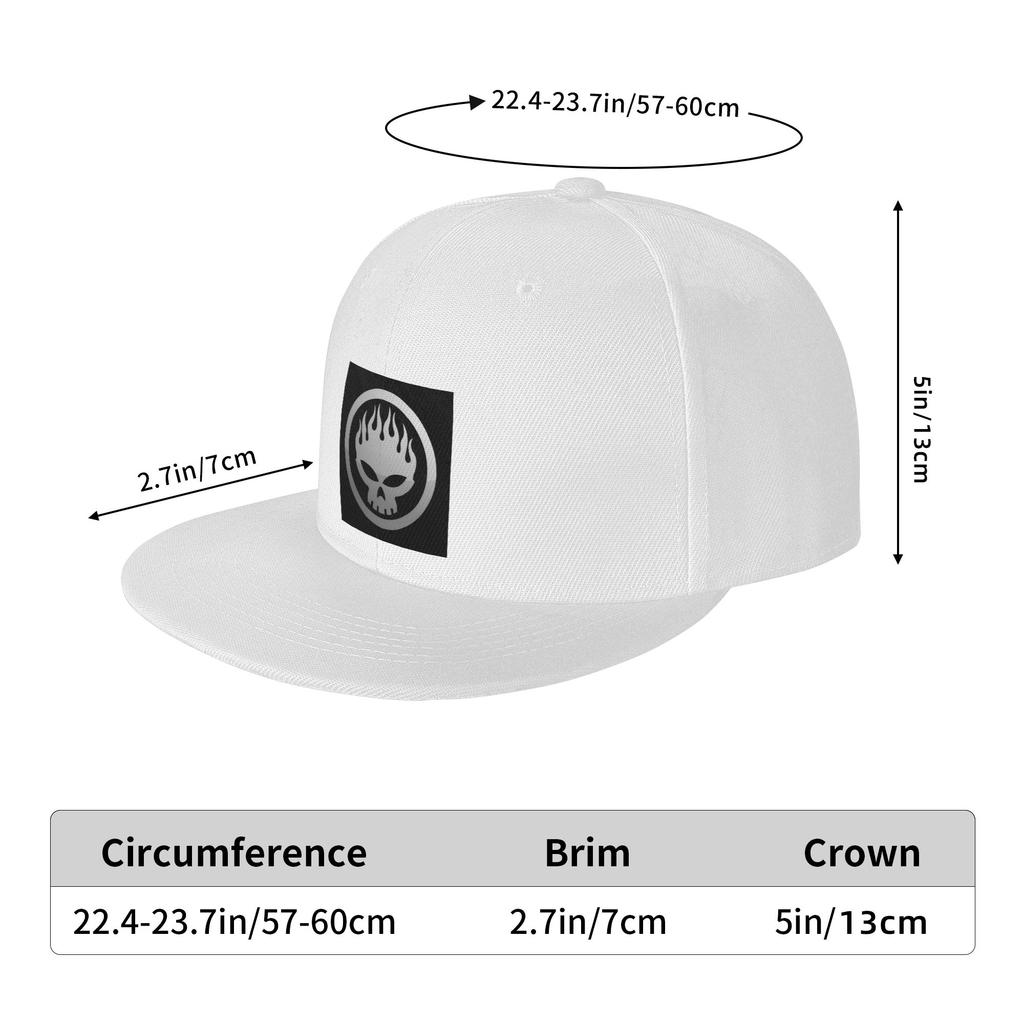 The Offspring Musikband Baseballkappen Snapback Mode Baseballmützen Atmungsaktiv Lässig Kappe Outdoor für Unisex und WoUnisexs