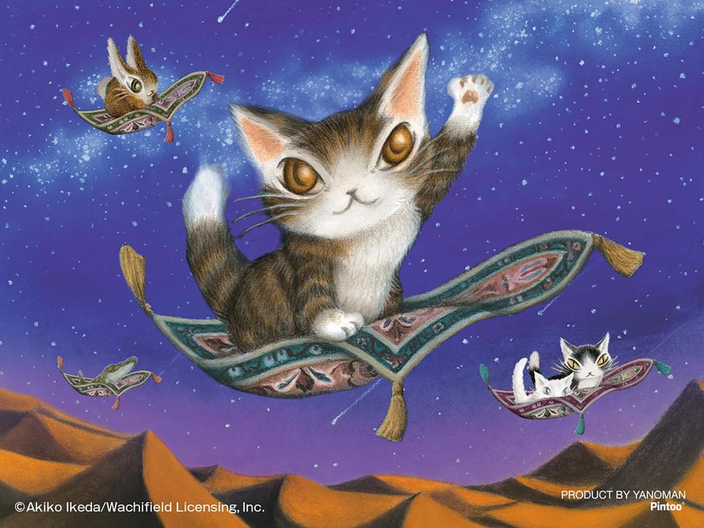 Yanoman 150-Piece Petit Paris Clear Jigsaw Puzzle, WACHIFIELD "Desert Shooting Star" (7.6x10.2cm), 2308-66, No Glue or Frame Required, Includes Mini