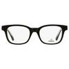 Omega Men S Rectangular eyeglaSSeS Om5004h 001 Black cryStal 52mm 001