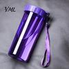 Cute Office Desktop Cup Transparent Water Cup, Portable Plastic Bottle, with Strap Reusable Handle, Clear Heat-resistant Drinkware, for School