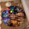 Five Nights At bears Horror Round Rug for Livingroom,Bedroom, Palyroom, Chair Rug, Area rug, Circle Carpet, Large Size Fan Christmas gift