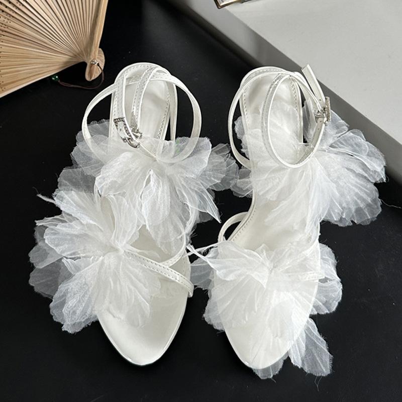 

Мода Liyke Бренд Модный Дизайнер Сандалии Женские Узкий Ремешок Открытый Носок Ремешок на Щиколотке Высокий Каблук Вечеринка Выпускной Обувь Женщины Серебристый Сандалии 35 белый