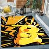 Pokémon Pikachu Print Non-Slip Home Decor Rug, Cute Cartoon Welcome Mat, Perfect Gift for Family and Friends.
