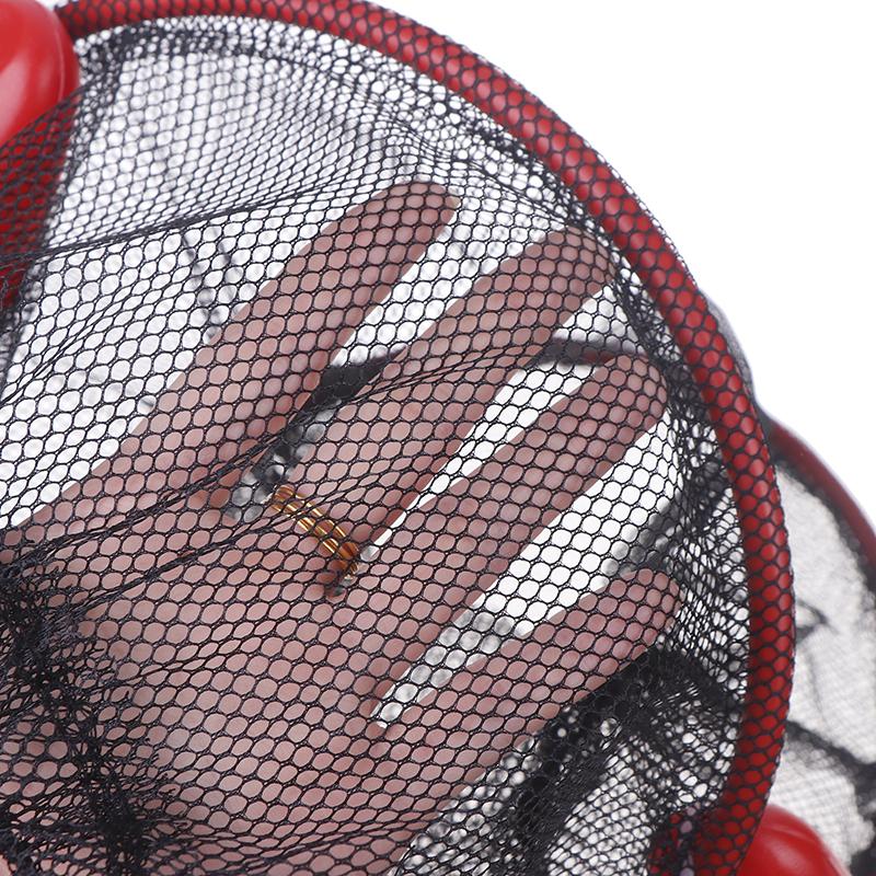 Portable Mesh Crab Fishing Net Crayfish Lobster Shrimp Trap Foldable Fish Cage Woven Fish Basket Network Trap Cage Tackle