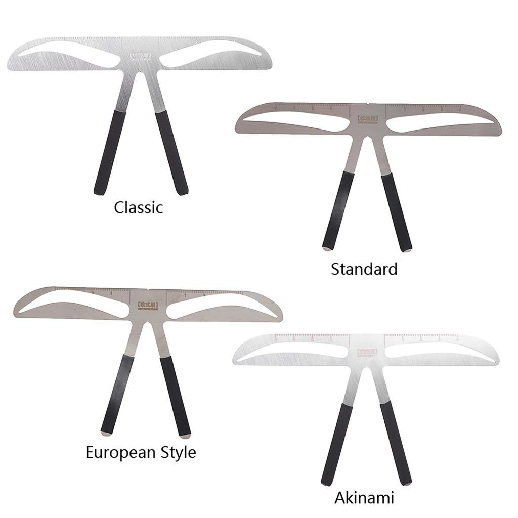 4 Types Eyebrow Ruler Eyebrow Measure Balance Extension Ruler Eyebrow Shape Stencil Ruler Eyebrow Extension Ruler