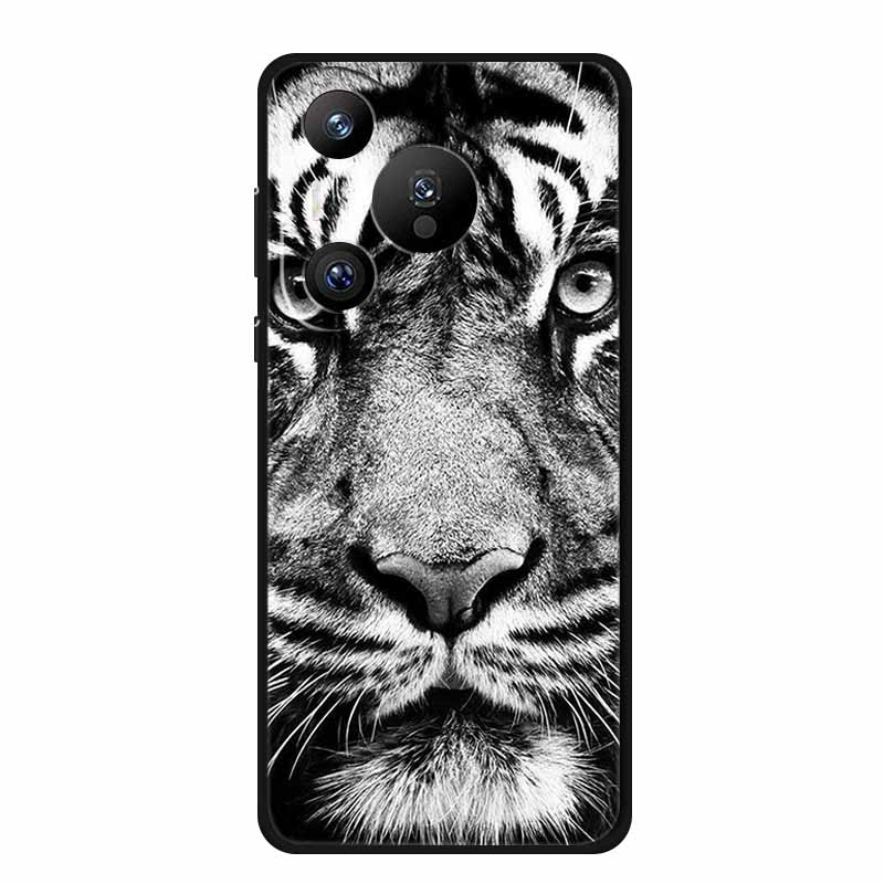 For Huawei Pura 70 Pro Case Pura70 Pro Plus Coque Black Silicone Soft Back Cover For Huawei Pura 70 Ultra Phone Case Funda Shell