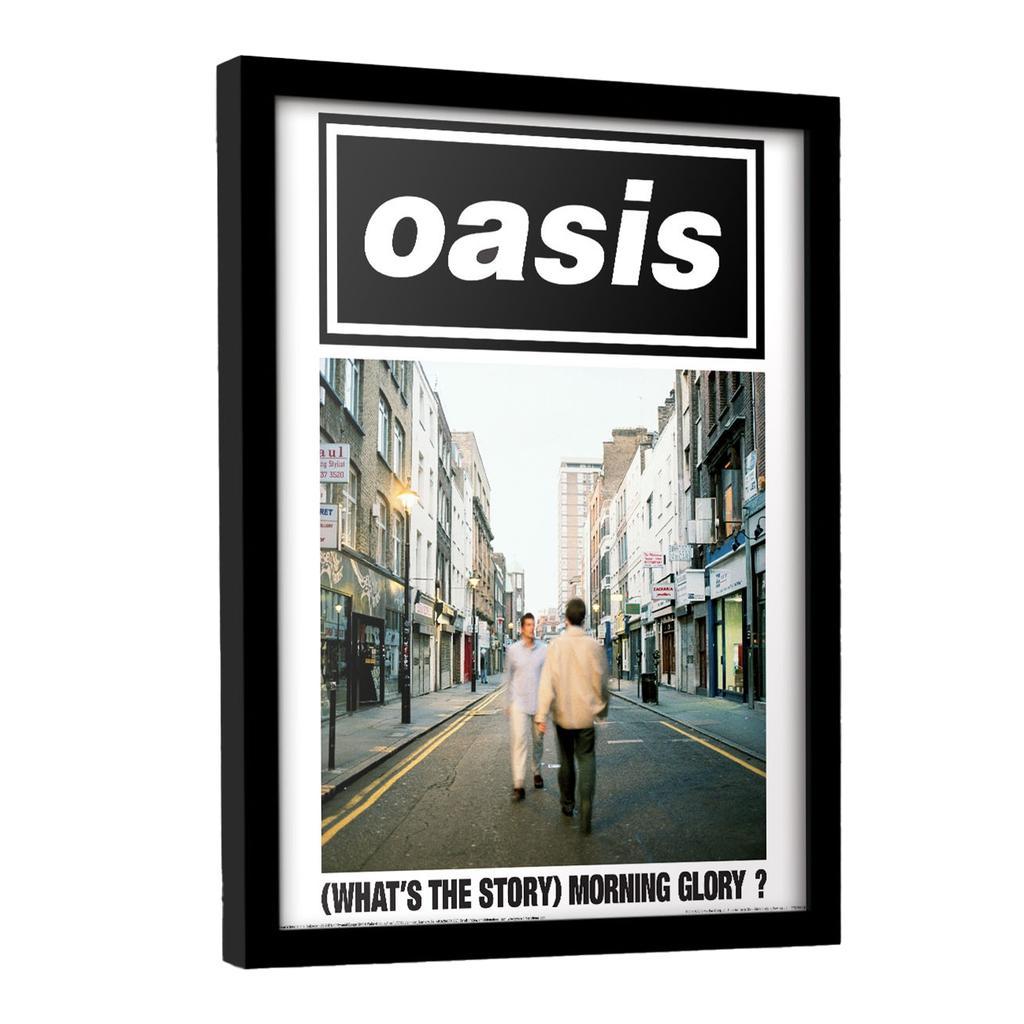 Oasis WhatÂ´s The Story Morning Glory Poster Incorniciato