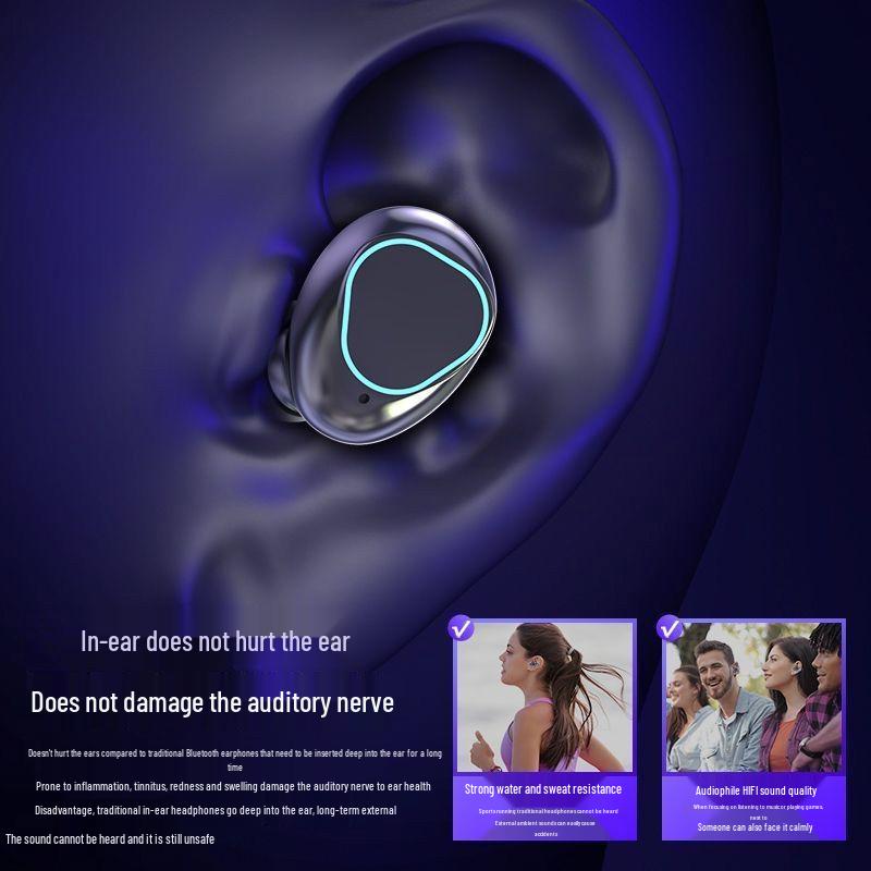 M10 Wireless Bluetooth Noise-Cancelling Gaming Earphones with Long Battery Life
