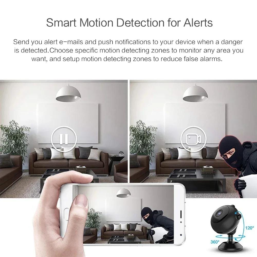 1080P HD Camera Private Mode Remote Wireless Infrared HD WiFi Camera Smart Network Home Monitor