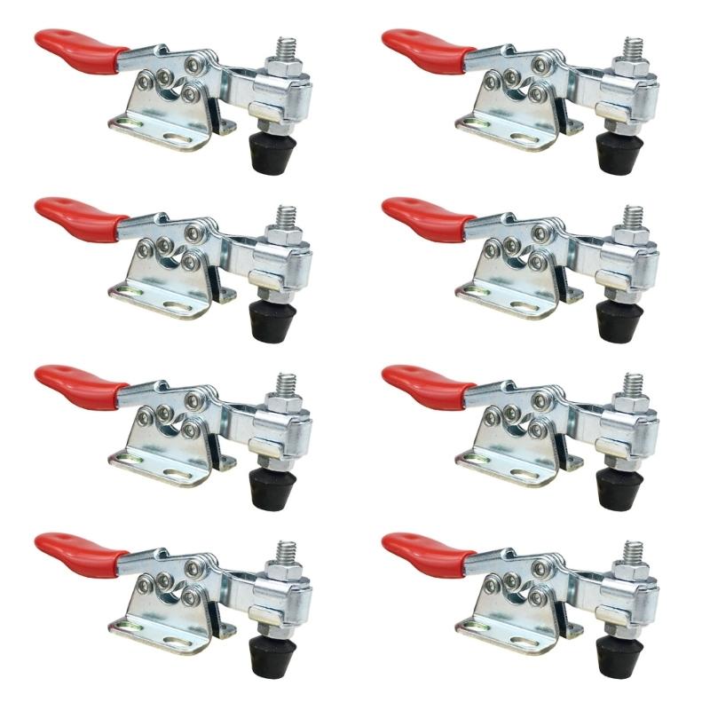 Workshop Clamp Push Pull Toggle Clamp Woodworking Quick Releases Positioning Clip For Various Crafting Tasks