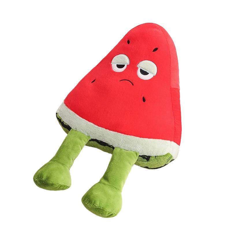 Cute Watermelon Plush Pillow - Home, Car, Sofa, or Dorm Backrest for Women's Comfort