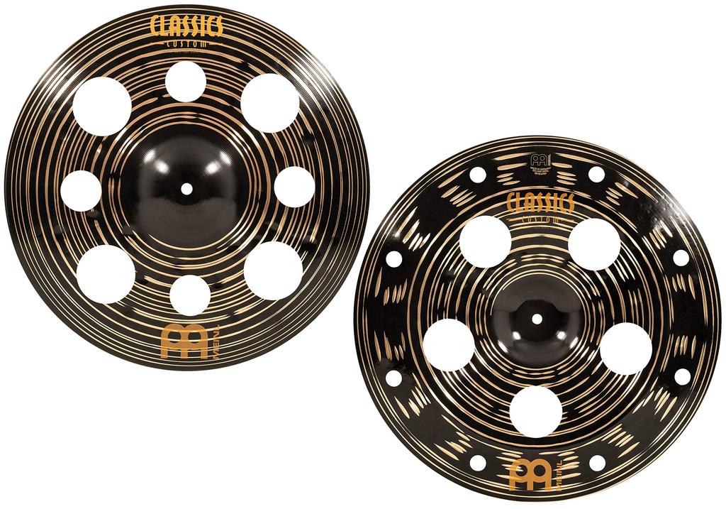 MEINL Cymbals Classics Custom Dark Series Stack Cymbals Trash Stack 16" CC-16DASTK []