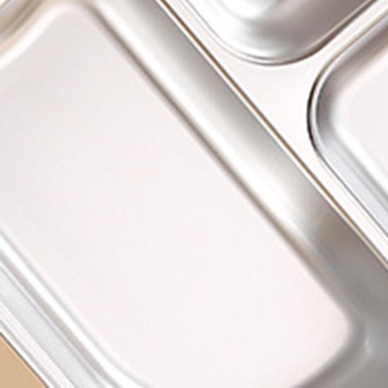 Insulated Lunch Box with Compartments Easy To Clean Stainless Steel Lunch Container Reusable Bento