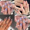 French Fake Nials Long Oval Press On Nails Manicure False Nails  DIY