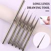 Nail Art Pen 6/9/12/15/18MM Non-slip Liner Brush Gel Nail Painting Art Design Pen Long Lines Thin Details Fine Drawing Nail Dotting Painting Tool