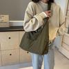 2026 Early Spring Women's Large Capacity Dumpling Crossbody Bag - Simple Down Cotton Jacket Style, Korean Casual Shoulder Bag
