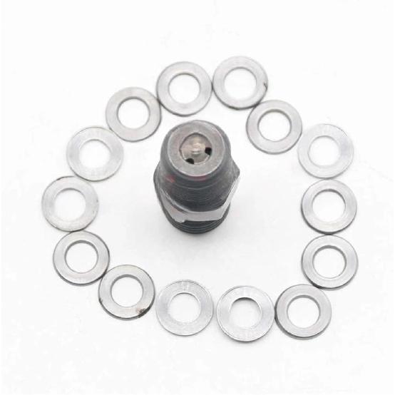 5PC F00VC17003 Diesel Fuel Injector Oil Inlet Copper Ring Pressure Tube Oil Inlet washers Shim for 0445110 OR3077