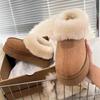 Moda Inverno Punta Rotonda 2024 Vendita Calda Stivali da Neve da Donna con Suola Spessa Donna Caldi Peluche Tacco Medio Impermeabili Casual Caldi Stivali da Neve