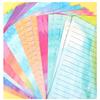 Vintage Paper Stationery Set 50 Letter Paper Lined Sheets 50 Matching Envelopes 60 Sealing Label Sticker for Wedding