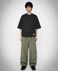 STIGMA Washed Belt Curved Pants Khaki