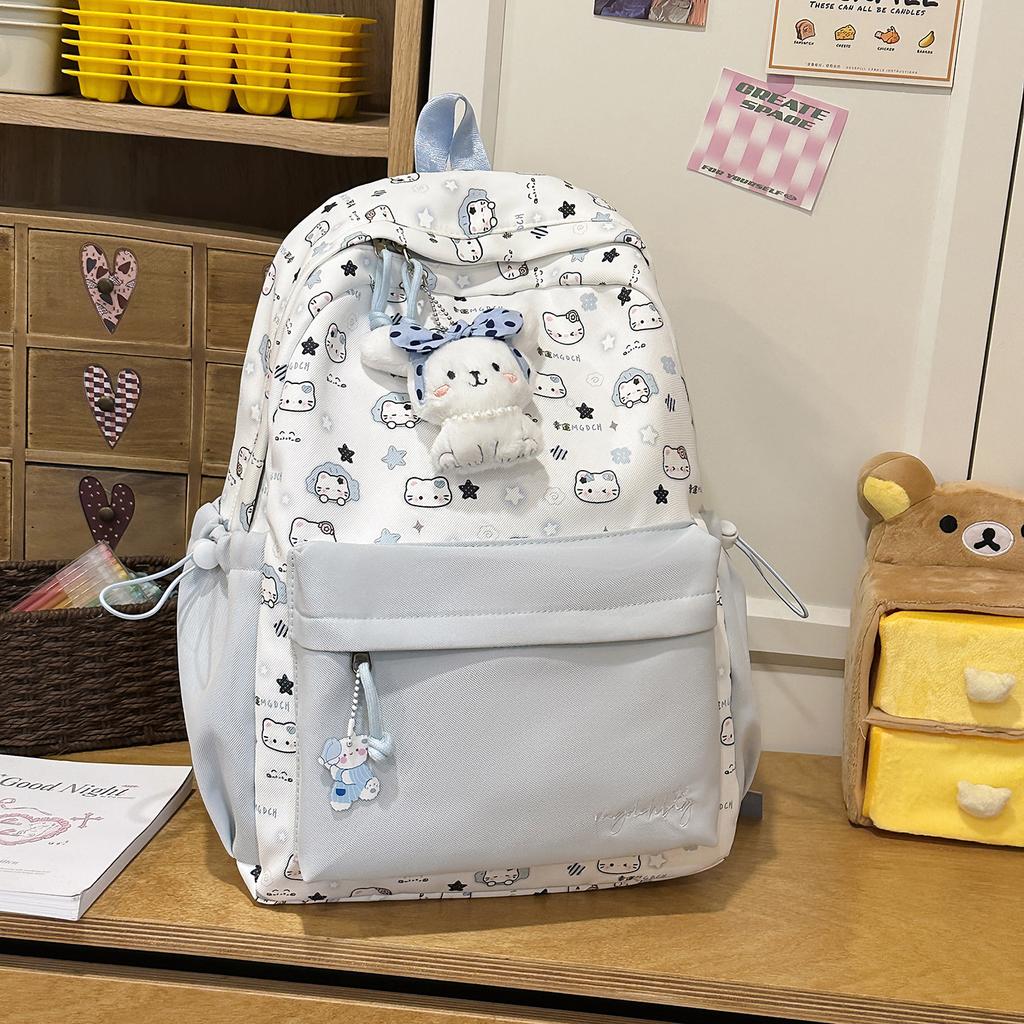 Schoolbag Schoolbag for Girls In Grades 3 To 6 Large Capacity Girls High Value Cute Junior High School College Student Backpack
