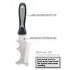 4 in 1 Paint Brush Comb Thickened Stainless Steel Tool  Rollers Cleaning