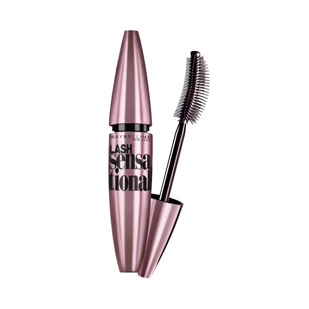 

Maybelline New York Lash Sensational Mascara Waterproof Black 9ml Volumizing No-Clump Layered Lashes