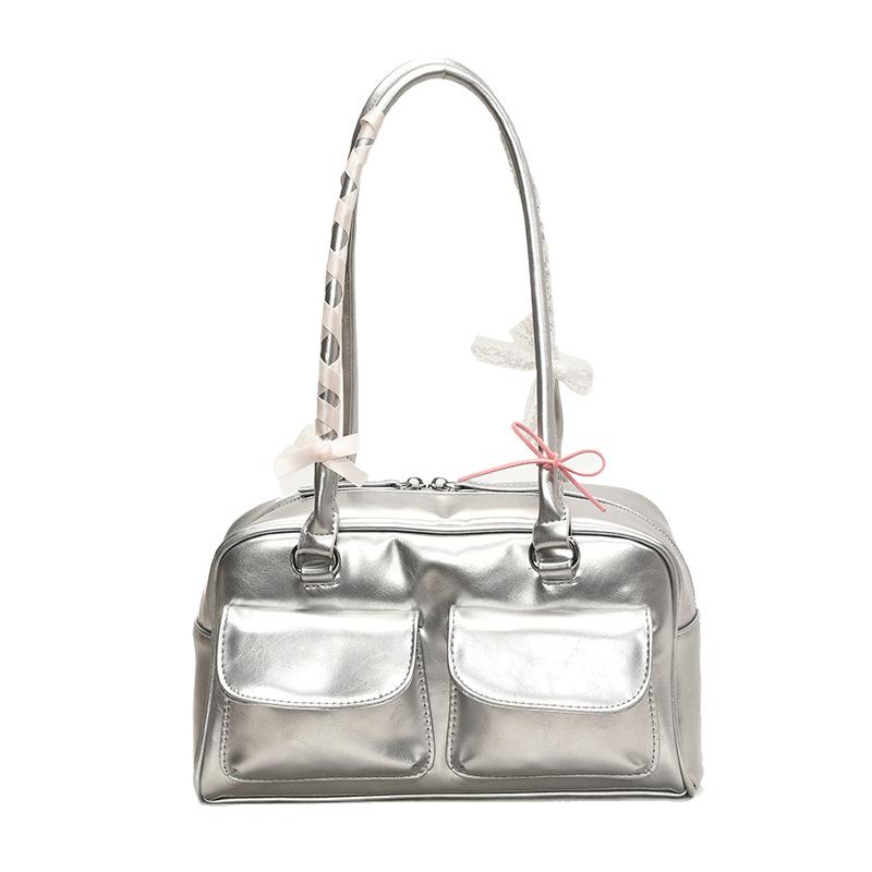 Torba Torebka Nowa Duża Pojemność Torba na Ramię Torba z Podwójną Kieszenią