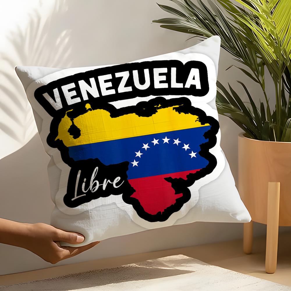 Aesthetic Art Venezuela Pillow Case Linen Cushion Covers For Decorative Sofa Home Pillows Case Car Chair Pillows Cases