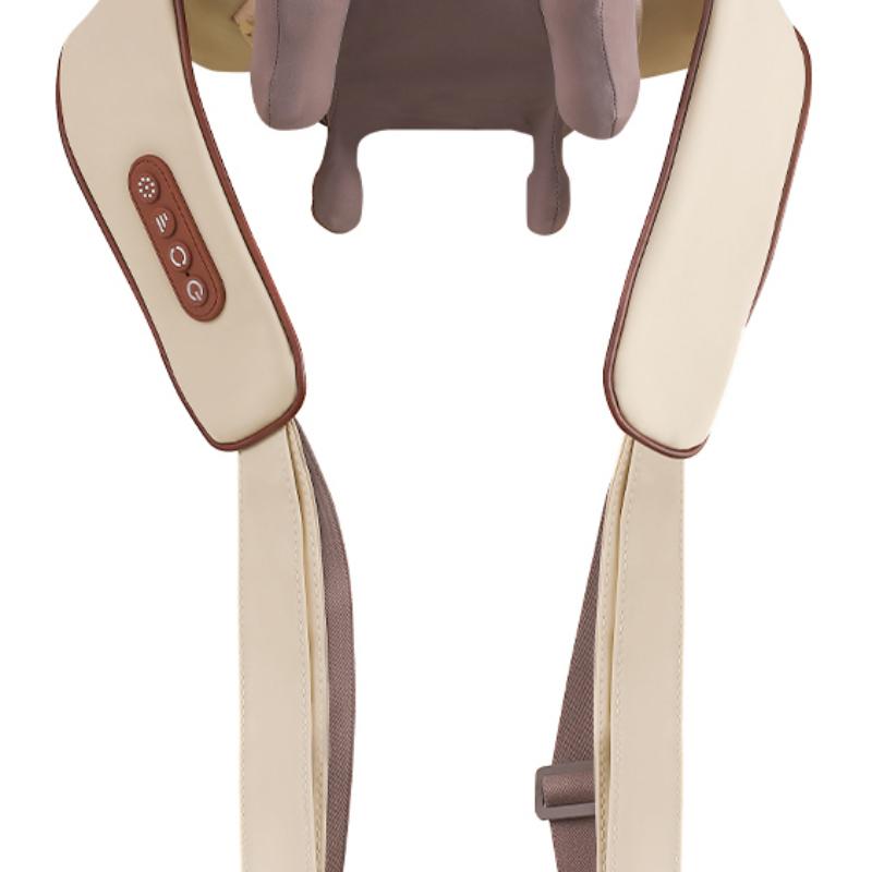 1PC Wireless Electric Shiatsu Neck and Back Massager Shawl Soothing 5D Kneading Massage Pillow Shoulder Leg Body