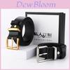 Minimalist Leather Belt For Women And Men With Pin Buckle And Vintage Style For Casual Jeans Wearing