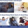 Neck Pillow With Eye Mask For Long Flights Travel Pillows For Airplanes Car Headrest Zero Eye Pressure Adjustable Eye Cover