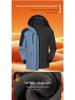 Unisex Windproof Waterproof 3-in-1 Logo Windbreaker Jacket with Detachable Coat for Couples