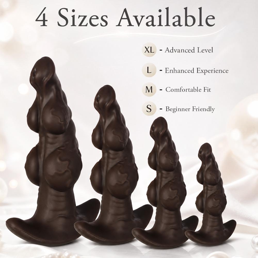 Wearable Liquid Silicone Anal Plug - Alien Realistic Dildo for Men Women, Comfortable Adult Sex Toy for Solo or Couples
