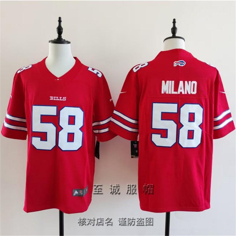 Mens Buffalo Bills Embroidered NFL Football Jersey Premium Cotton Blend Sportswear Fan Wear Casual Training