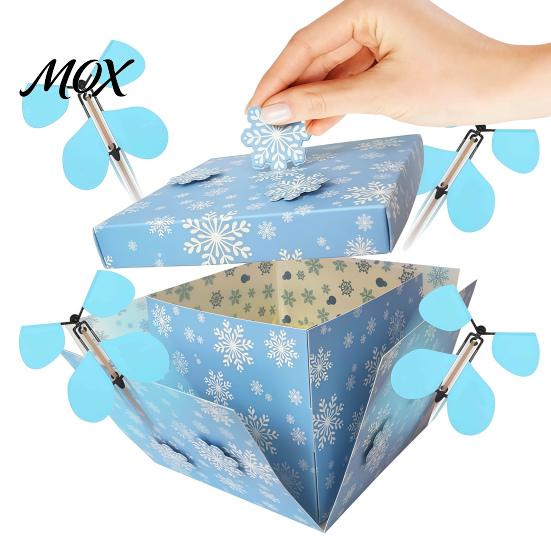 Geschenkbox mit fliegenden Schmetterlingen Schmetterlings-Explosionsbox, DIY Überraschungs-Explosions-Geschenkehalter 4 Abschlussverpackungseffekt für Geburtstag,
