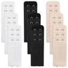 [Comfortable] Bra Extenders 2 Hooks 3 Rows, Women'S Soft And Comfortable Elastic Bra Strap Extenders, Women'S Bra Extenders 2 Hooks