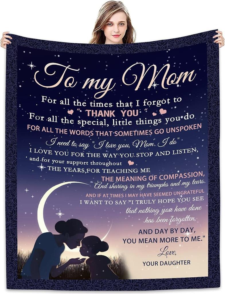 1 Stück Geschenk für Papa Dünne Decke zum Vatertag Jubiläum Geburtstag Muttertag für Mama Frau Schwester Oma Abuela Weicher Überwurf