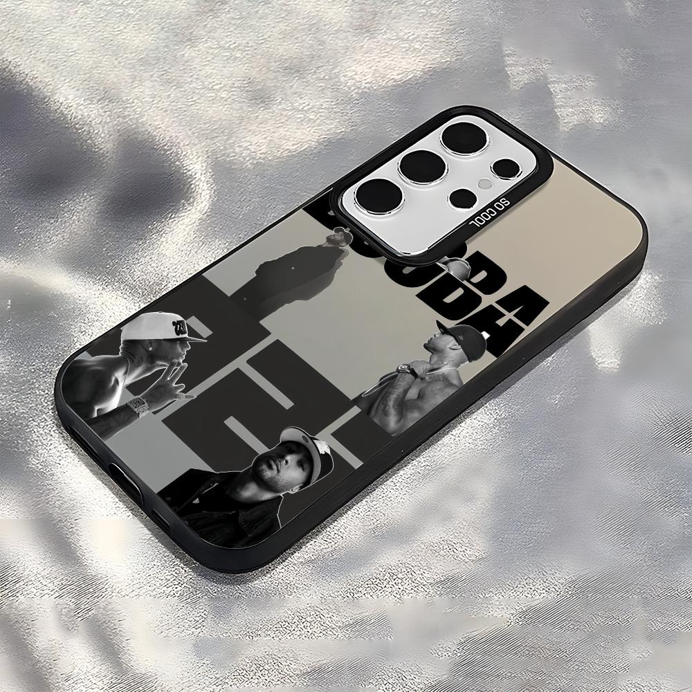 B-Booba Singer Phone Case For Samsung Galaxy S25 Edge S24 S23 S22 S21 S20 Ultra Funda Silicone Silver Cover