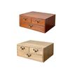 Organisateur de bureau Armoire Table Plateau Tiroir Polyvalent Coiffeuse Empilable Bois