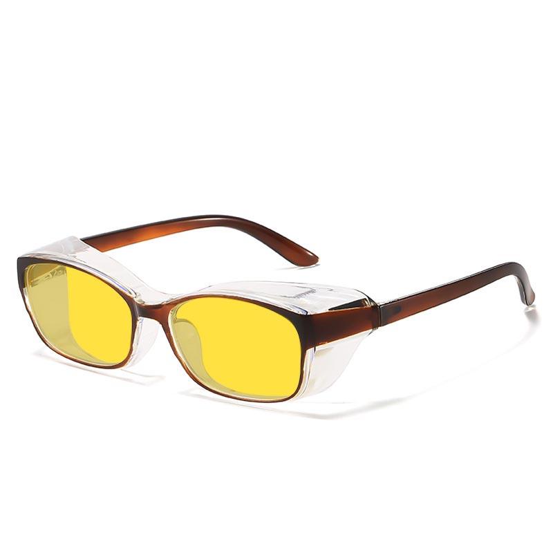 Nové sluneční brýle s nočním viděním a ochranou proti modrému světlu, sluneční brýle s ochranou okrajů pro sledování mobilních telefonů, počítačů, ochrana očí