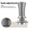 Kaffee-Tamper Konstantdruck Edelstahl Kaffeepulver-Presse 51/53/58mm Espresso-Verteilungswerkzeug mit kalibrierter Feder