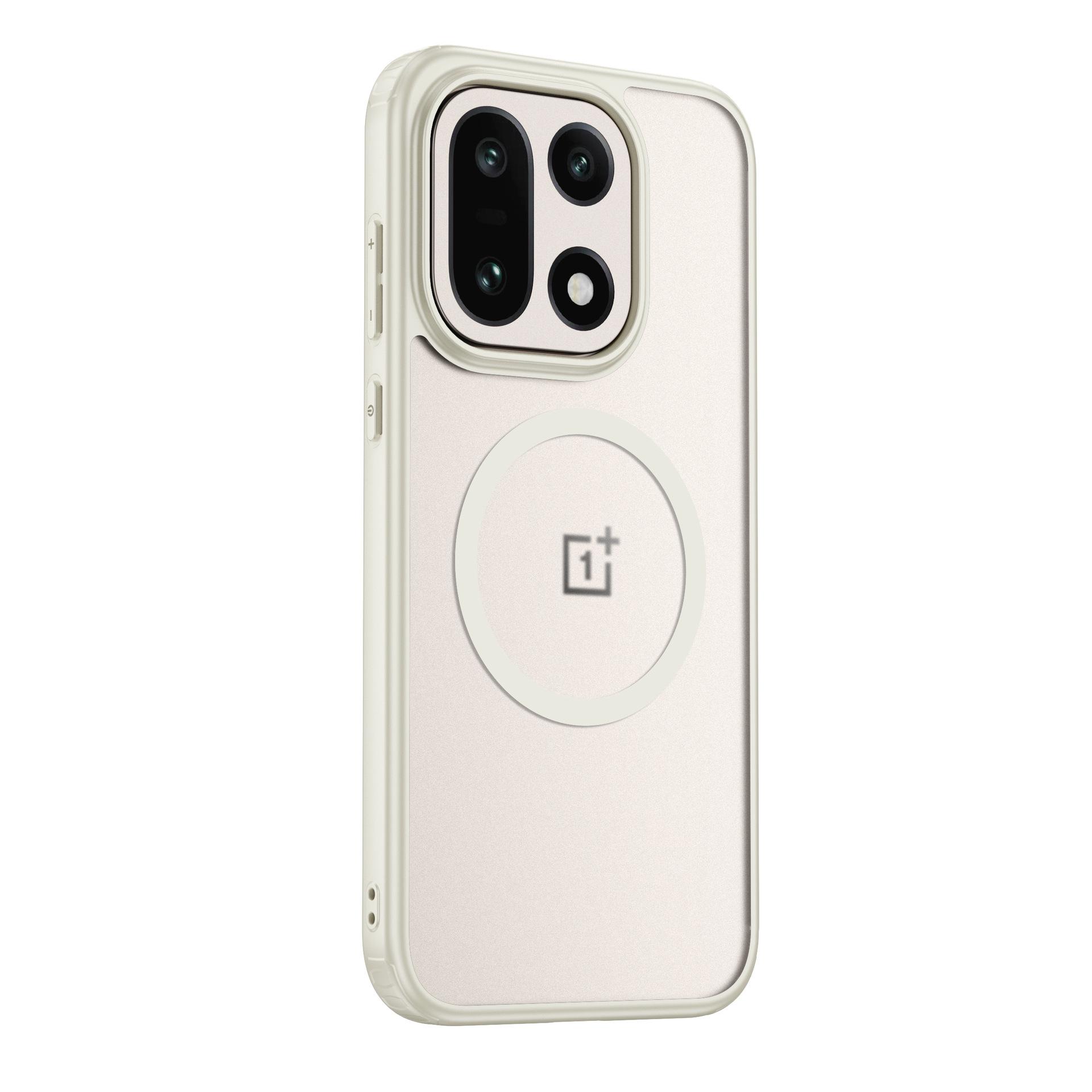 

Прозорий магнітний чохол з матовим покриттям для OnePlus 15, з подушками безпеки, протиударний, не жовтіє, захист камери, підтримка бездротової зарядки OnePlus 15 небо синє кольору