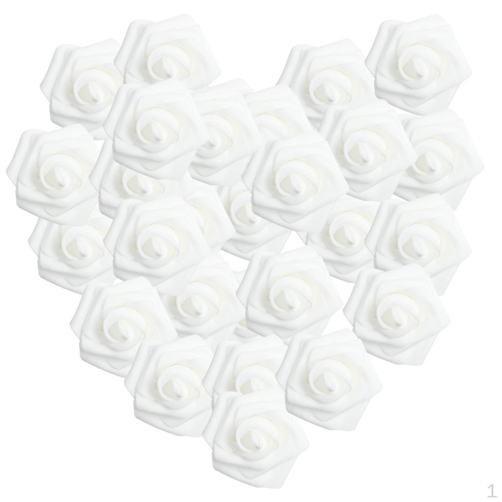 

100 Foam Roses Bouquet for Bridal Shower Decor рожевий