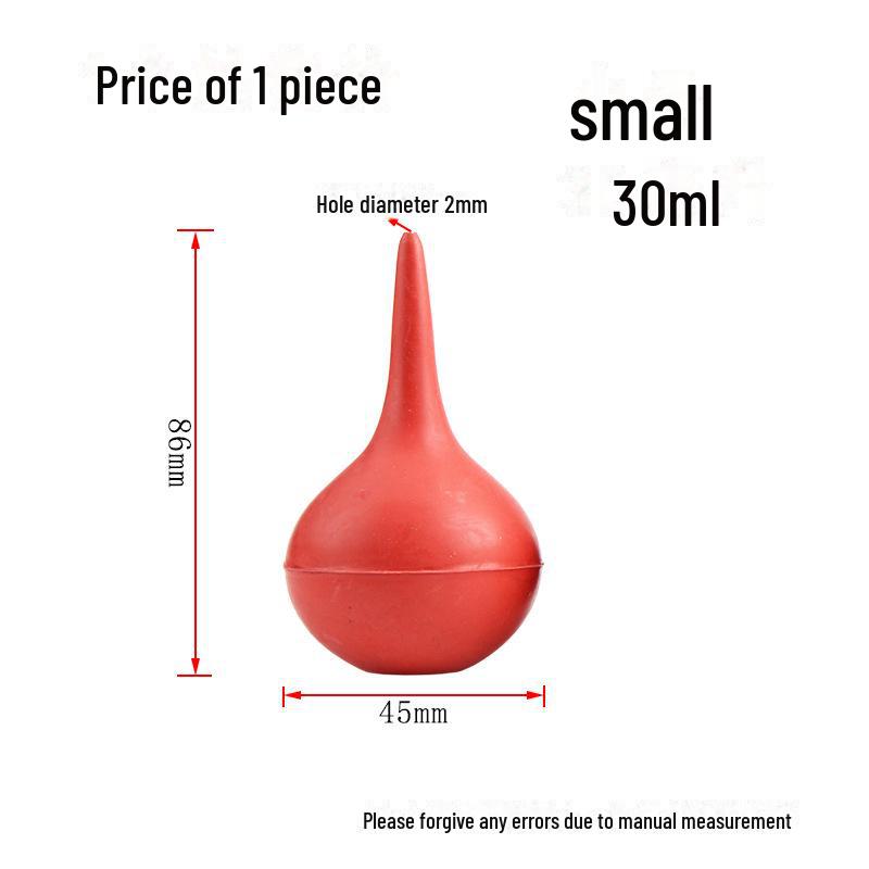 

Чистка ушей и сдувание пыли: Многофункциональный шаровой присос для воздуха и воды для очистки и обслуживания электроники 30ML красный