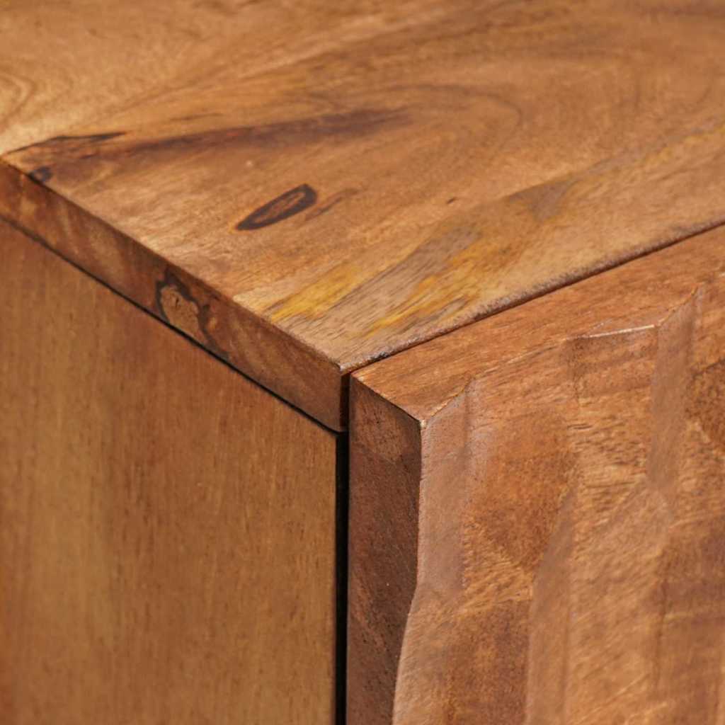 Nightstand Brown 40 x 33 x 46 cm Solid Mango Wood