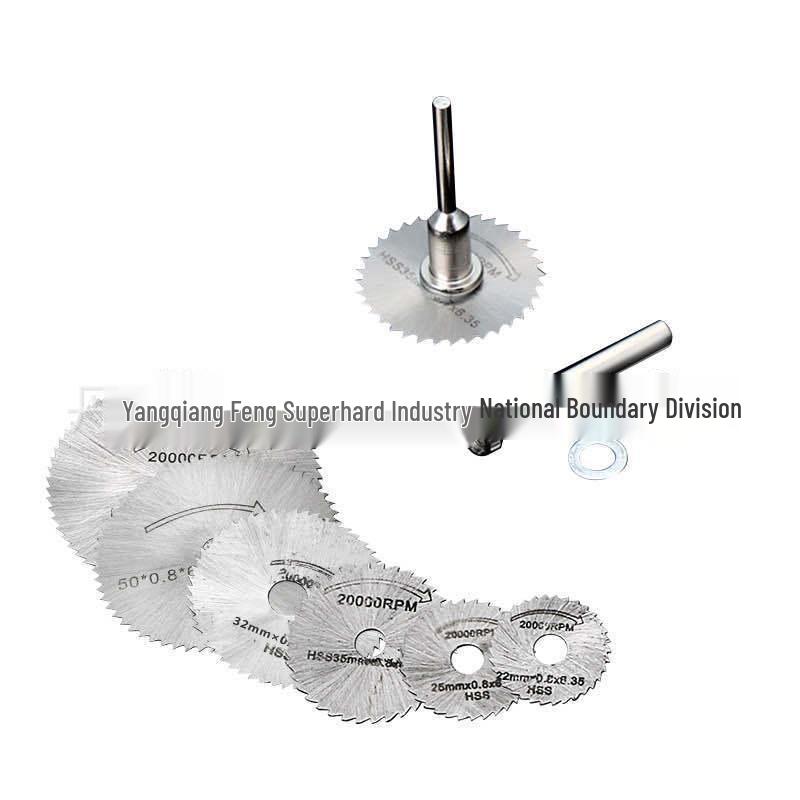 HSS High-Speed Steel Grout Saw Blade Set: Mini Woodworking Thin Cutting Blade for Electric Grinder, Drill, and Circular Saw.