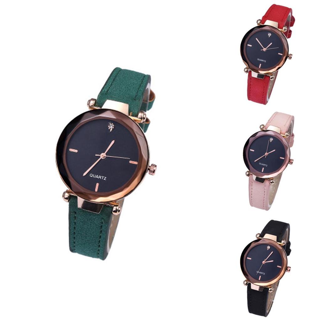 Stylish Ladies' Round Dial Wrist Watch With Chic Design And Adjustable Pin Buckle