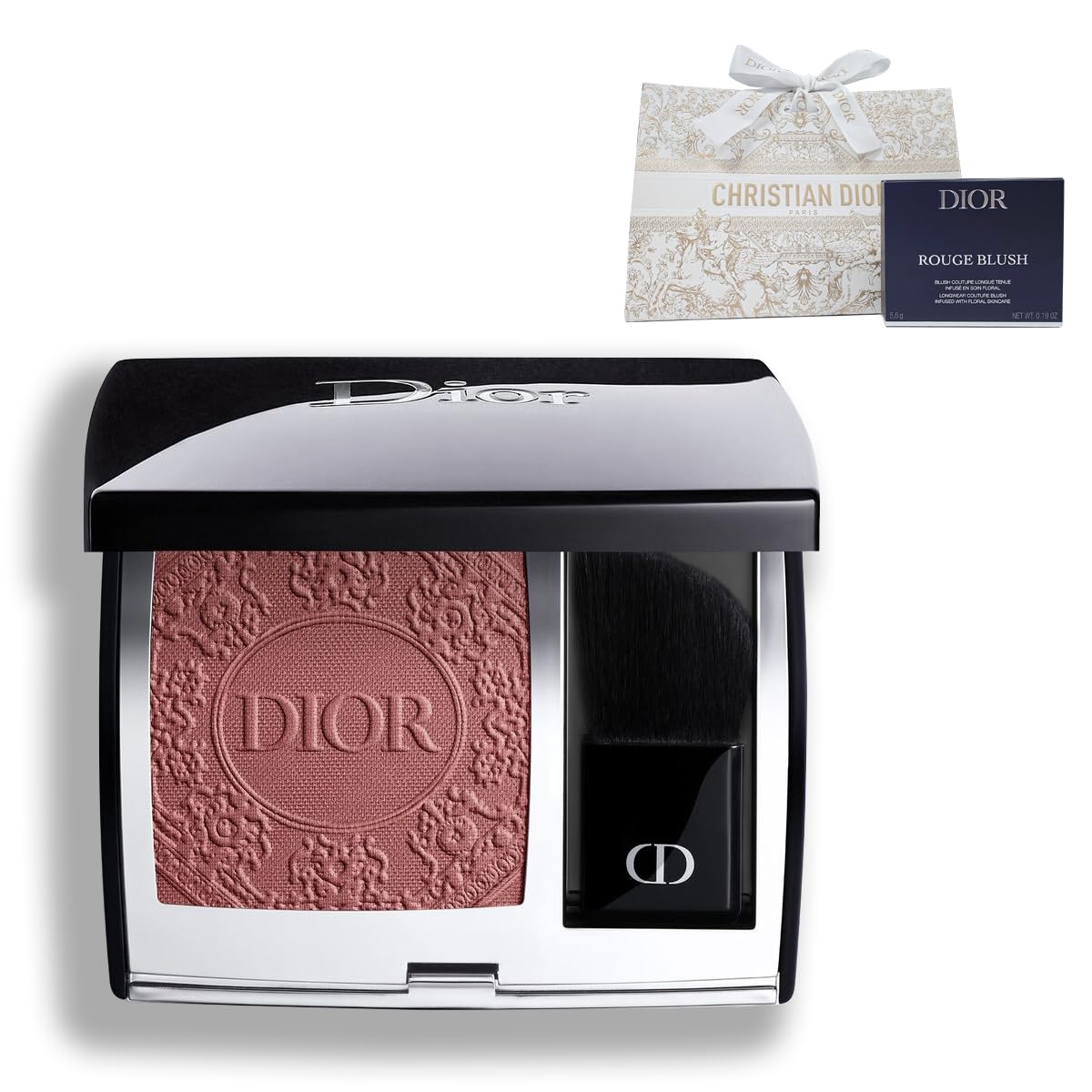 Diorskin Rouge Blush Splendid Rose Satin Collection 2023 Limited Cheek Color Limited Edition Cosmetics Gift Present DIOR #621 (Christmas Edition)